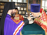 Глава Россошанской епархии возглавил Божественную литургию в престольный  праздник храма св. мч. Иоанна Воина г. Богучара