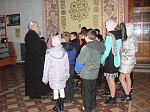 Урок ОПК для школьников Краснобратской школы состоялся в храме святого великомученика и целителя Пантелеймона