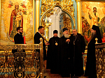Святейший Патриарх Сербский Ириней в сопровождении епископа Россошанского и Острогожского Андрея посетил Новоиерусалимский монастырь