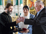Преосвященнейший епископ Андрей встретился с ктитором Ильинского собора