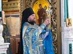 Архипастырь молился за праздничным богослужением в Ильинском соборе