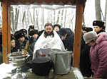 Праздничная служба на Богоявление в селе Гороховка