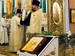 Глава Россошанской епархии совершил Всенощное бдение в Свято-Ильинском кафедральном соборе