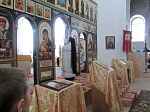 Праздничная служба на Богоявление в селе Гороховка