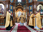 Архиерейское воскресное богослужение в Благовещенском кафедральном соборе