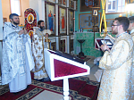 Епископ Россошанский и Острогожский Андрей совершил Божественную литургию в храме ИК №8