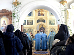 Архиерейское богослужение в Костомаровском Спасском женском монастыре