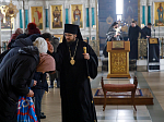 Преосвященнейший епископ Дионисий совершил в Ильинском кафедральном соборе первую в этом году Литургию Преждеосвященных Даров