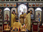 Правящий Архиерей отслужил Божественную литургию в с. Гороховка