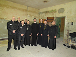Первое богослужение в Свято-Никольском тюремном храме ИК-8 г. Россоши