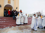 Архиерейское богослужение в Крещенский сочельник совершено в Ильинском соборе г. Россошь