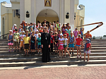 Воспитанники школьного лагеря Россошанской СОШ № 1 с экскурсией посетили собор