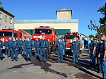 В Верхнемамонской пожарно-спасательной части попросили благословения Божия