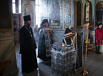 В Александро-Невском храме совершена литургия Преждеосвященных Даров