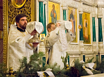 Праздничное богослужение в ночь Богоявления совершено в храме пророка Божия Илии г. Россошь