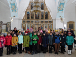Школьники посетили храм