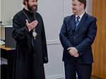 Епископ Россошанский и Острогожский Андрей посетил информационный центр телевидения и радио «Тетрагон»