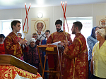 Архиерейское богослужение в молельном доме слободы Марченковка