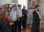 Лития по погибшим сотрудникам полиции в Казанском храме Каменки