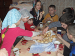 Воспитанники православного кружка «Лучик» испекли «жаворонков»