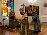 Архипастырское богослужение в день престольного праздника Казанского храма