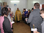 Встреча священника с подопечными Россошанского отделения Всероссийского общества слепых