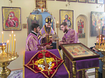 Епископ Андрей посетил заключенных ИК-8 и совершил литургию в Троицком храме