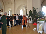 В благочинии совершили молебное пение для молодых людей, готовящихся к службе весеннего призыва в ВС РФ