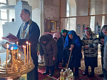 В Покровском храме Старотолучеево совершили Таинство соборования