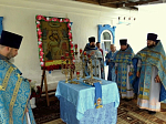 Соборное богослужение духовенства благочиния перед местночтимой чудотворной иконой