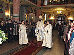 В неделю о блудном сыне епископ Россошанский и Острогожский Андрей совершил Божественную литургию в Ильинском храме г. Россошь