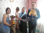 Матушка Ирина Киреева посетила многодетные семьи