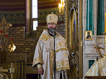 Епископ Россошанский и Острогожский Андрей совершил вечернее богослужение в Ильинском кафедральном соборе