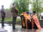 Открытие и освящение стелы в р.п. Кантемировка Богучарского благочиния