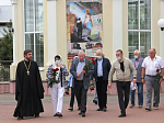 Храмовый комплекс посетил ктитор кафедрального собора, почетный гражданин области Н.М. Ольшанский