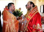 Руководитель отдела по приграничному сотрудничеству иерей Николай Холодченко сослужил архиепископу Северодонецкому и Старобельскому Никодиму за литургией