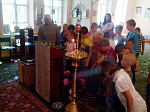 Дети из лагеря дневного пребывания "Солнышко" посетили Преображенский храм