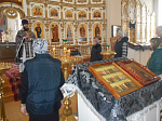 В Свято-Мирофановском храме совершена литургия Преждеосвященных Даров