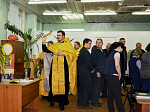 Настоятель Ильинского кафедрального собора совершил чин освящения новых цехов россошанского химического завода (ОАО «Минудобрения»)