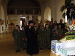 Ребята из оборонно-спортивного лагеря посетили Свято-Митрофановский храм