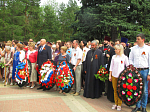 Возложение цветов к мемориалу павловчанам, погибшим в годы ВОВ
