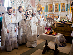 Архиерейское богослужение в Великую Субботу в Свято-Ильинском кафедральном соборе г. Россошь