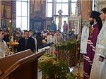 В Рождественский вечер епископ Россошанский и Острогожский Андрей совершил Великую вечерню в Ильинском кафедральном соборе