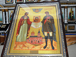 В Казанский храм Павловска прибыла икона святого блговерного князя Александра Невского и святого праведного воина Феодора Ушакова