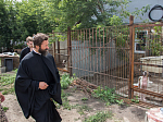 Епископ Рссошанский и Острогожский Андрей посетил приют для бездомных собак