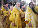 Преосвященнейший епископ Дионисий сослужил Святейшему Патриарху Кириллу за Божественной литургией в четырнадцатую годовщину интронизации Предстоятеля Русской Православной Церкви