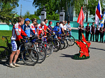 Участников II этапа национального патриотического велопробега «Спасибо за Победу» посетили Россошь