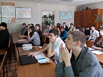 Студенты профессионального училища пригласили в «Литературную гостиную» настоятеля Свято-Митрофановского храма
