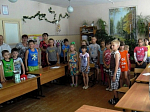 Открытие пришкольного детского лагеря в Воробьёвке