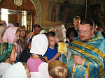 Молебен на начало учения в Преображенском храме Острогожска
